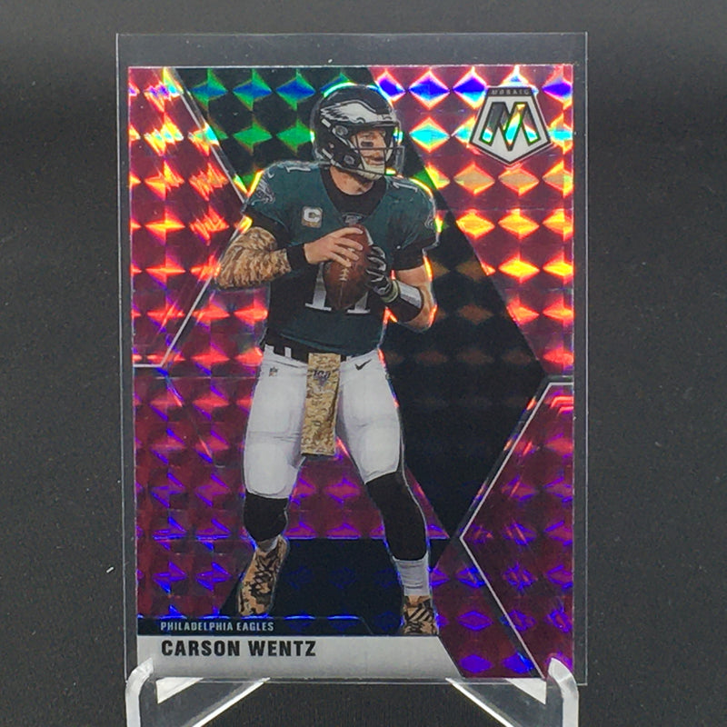 2020 PANINI MOSAIC - PINK CAMO PRIZM - C. WENTZ -