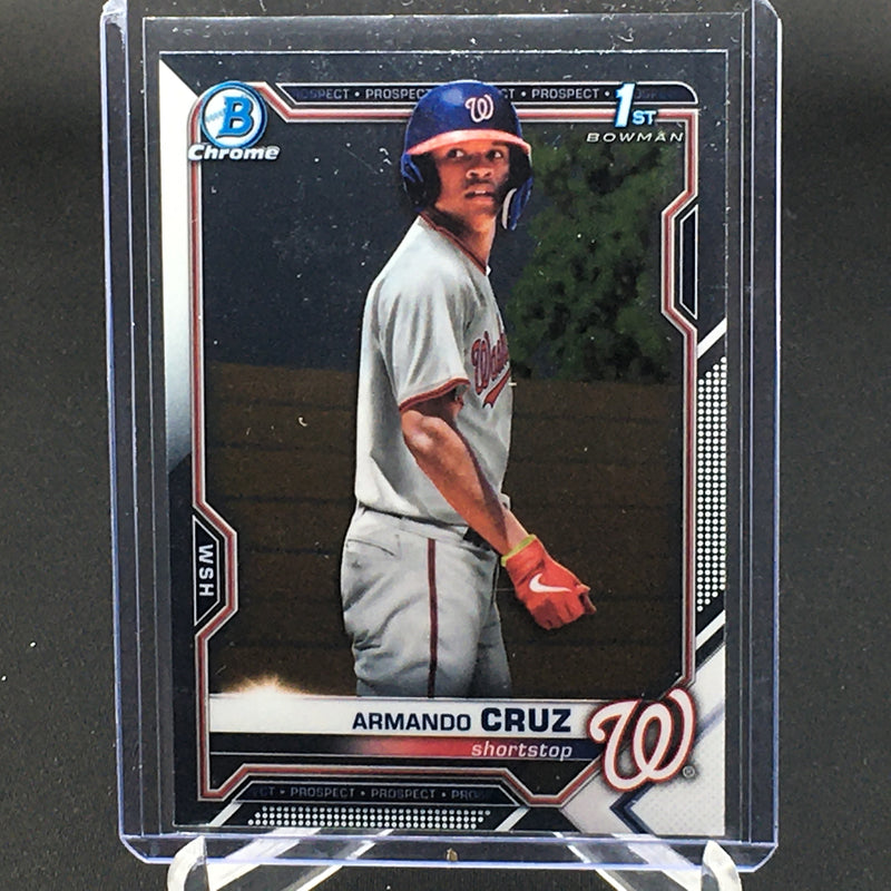 2021 TOPPS BOWMAN CHROME - 1ST BOWMAN - A. CRUZ -