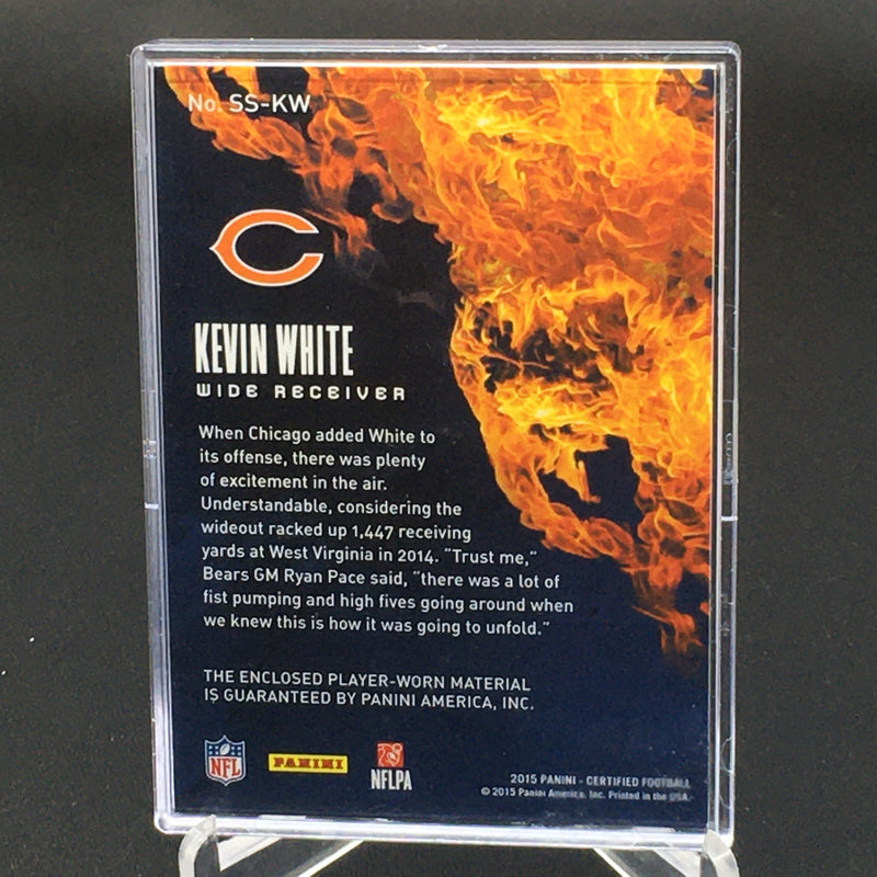 2015 PANINI CERTIFIED - RED - K. WHITE - #SS-KW - #'D/249 - RELIC - RC