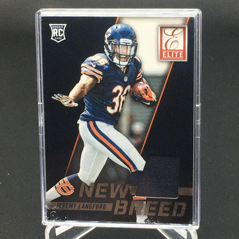 2015 PANINI DONRUSS ELITE - NEW BREED - J. LANGFORD - #NB-JL - RELIC - RC