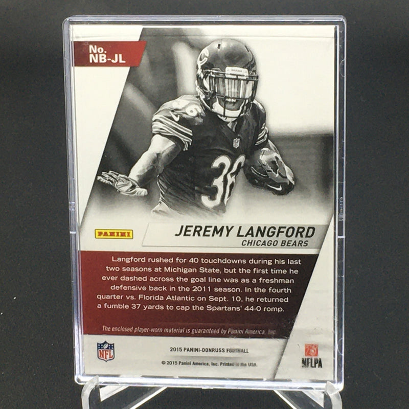 2015 PANINI DONRUSS ELITE - NEW BREED - J. LANGFORD -