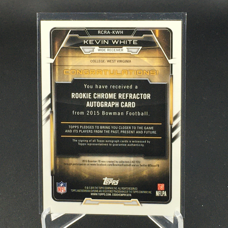 2015 TOPPS BOWMAN CHROME - K. WHITE -