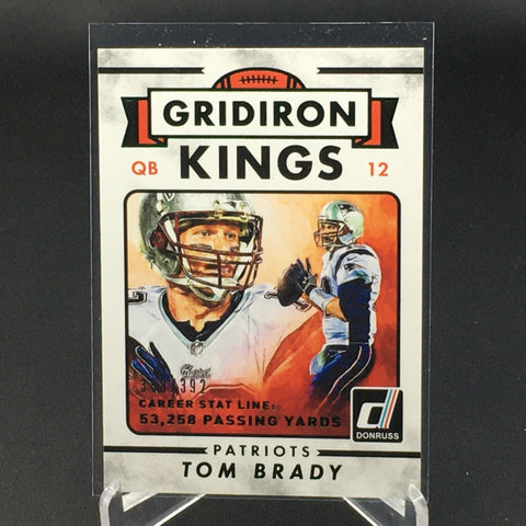 2015 PANINI DONRUSS - GRIDIRON KING - T. BRADY - #282 - #'D/392