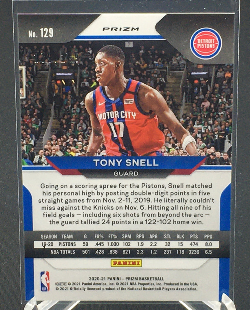 2020 PANINI PRIZM - T. SNELL - #129 - #'D/299 - RED