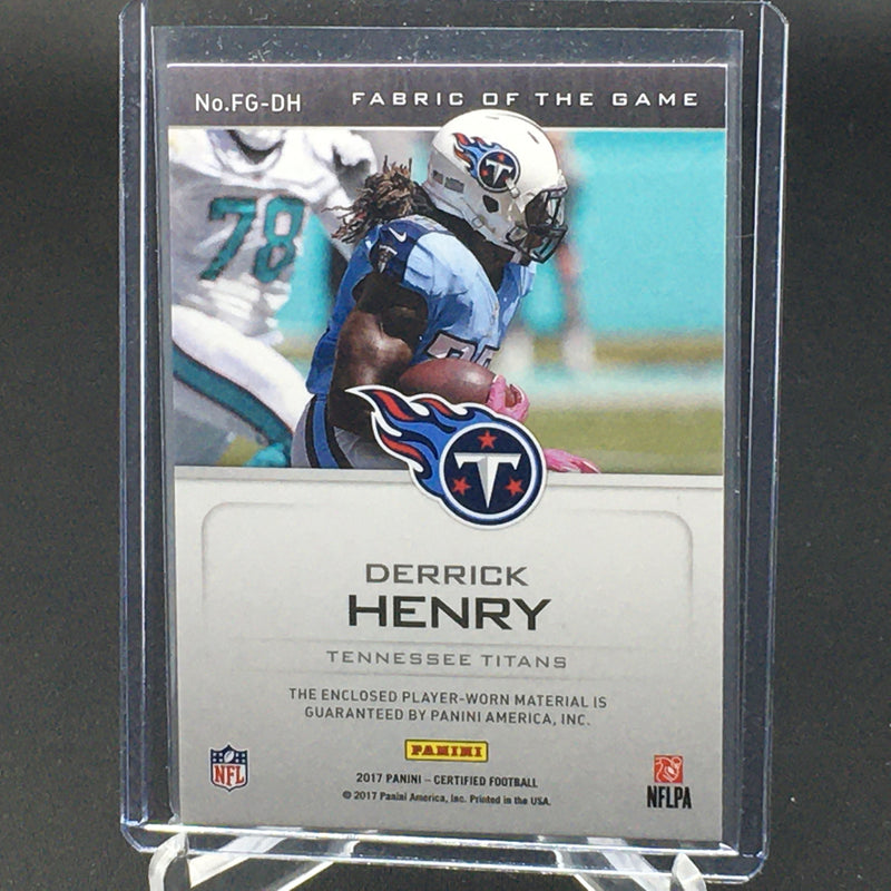 2017 PANINI CERTIFIED - FABRIC OF THE GAME - D. HENRY - #FG-DH - #'D/99 - RELIC