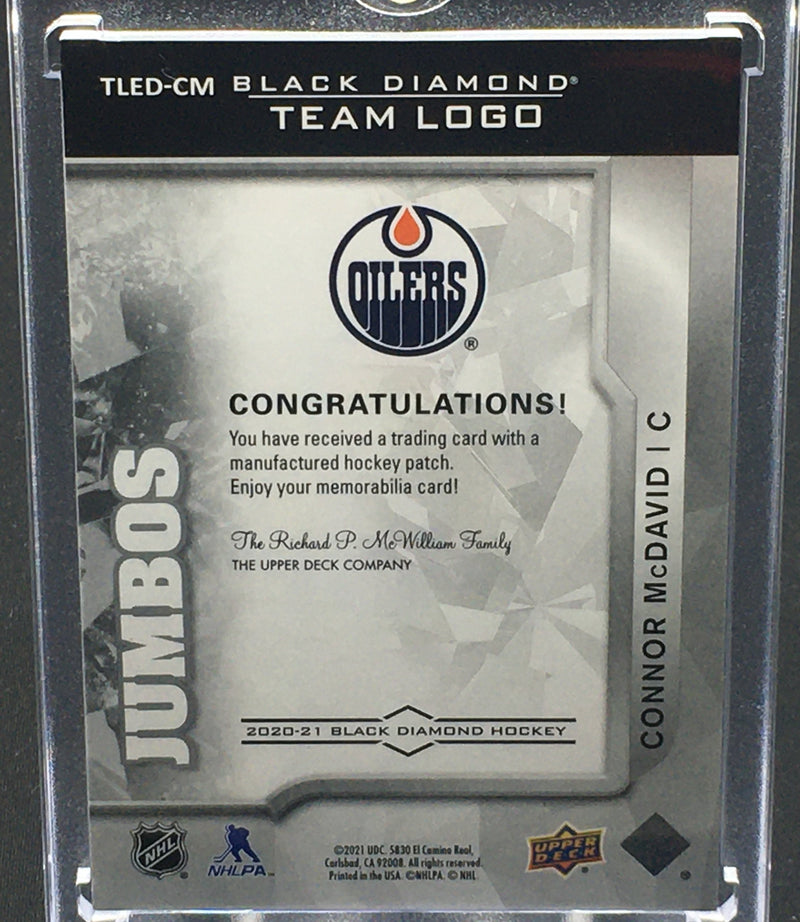 2020 UPPER DECK BLACK DIAMOND - JUMBO LOGOS - C. MCDAVID -