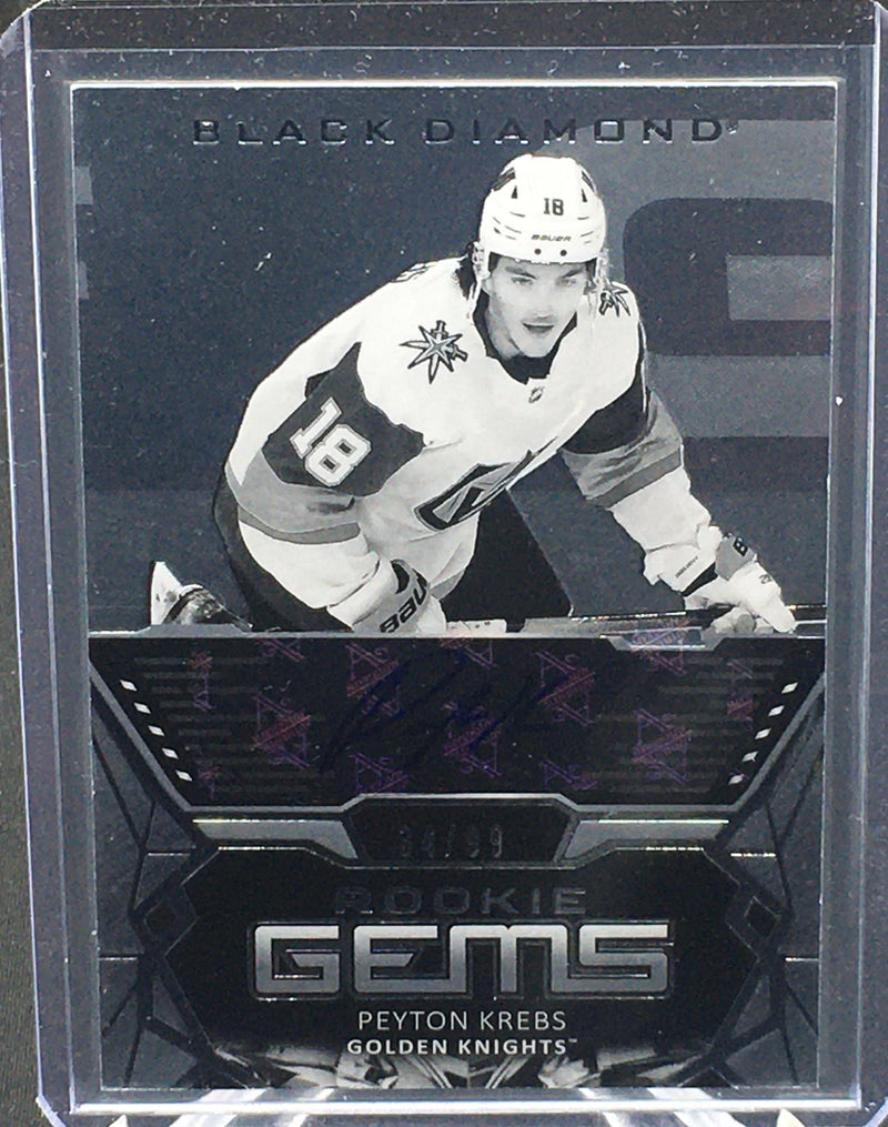 2020 UPPER DECK BLACK DIAMOND - P. KREBS - #RG-PK - #'D/99 - AUTOGRAPH