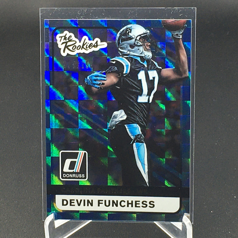 2015 PANINI DONRUSS -  BLUE - THE ROOKIES - D. FUNCHESS - #7 - #'D/999 - RC