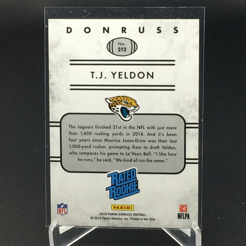 2015 PANINI DONRUSS - RATED ROOKIE - T. YELDON - #212 - #'D/194 - RC
