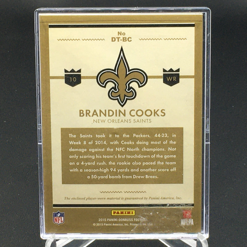 2015 PANINI DONRUSS - DONRUSS THREADS - B. COOKS -