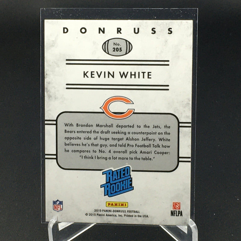 2015 PANINI DONRUSS - RATED ROOKIE - K. WHITE -