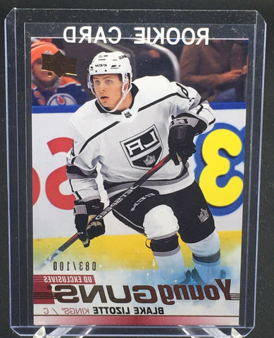 2019 UPPER DECK SERIES ONE - UD EXCLUSIVES - B. LIZOTTE - #202 - #'D/100 - RC