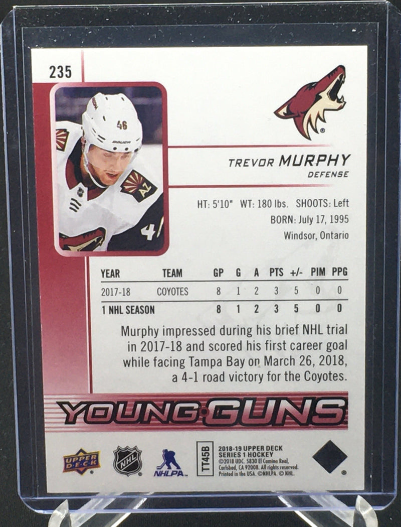 2018 UPPER DECK SERIES ONE - YOUNG GUNS EXCLUSIVES - T. MURPHY - #235 - #'D/100 - RC