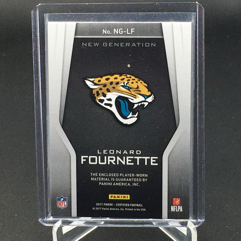 2017 PANINI CERTIFIED - ORANGE - NEW GENERATION - L. FOURNETTE - #NG-LF - #'D/399 - RELIC