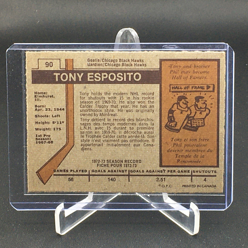 1972 O-PEE-CHEE - NHL ALL-STARS, WEST - T. ESPOSITO -