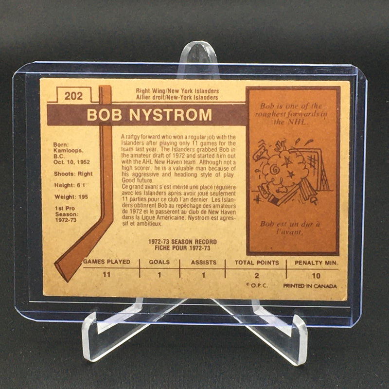 1973 O-PEE-CHEE - B. NYSTROM -