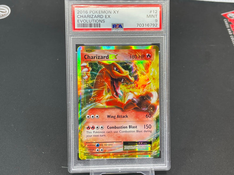 POKEMON - EVOLUTIONS - CHARIZARD EX - HOLO -