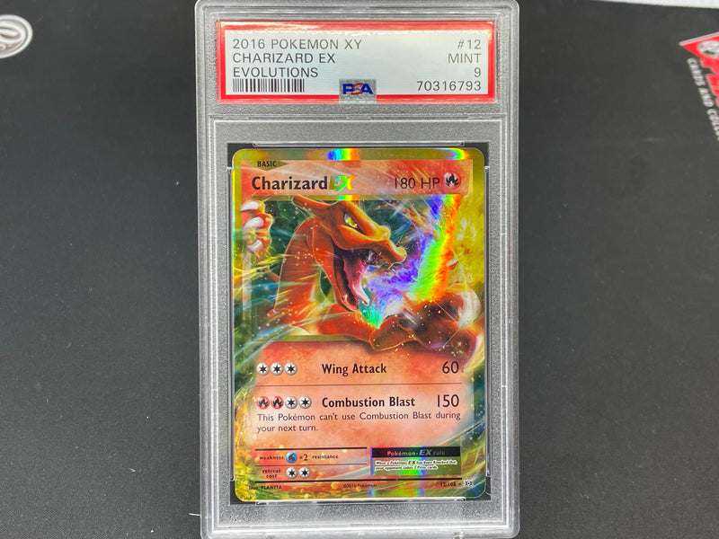 POKEMON - EVOLUTIONS - CHARIZARD EX - HOLO -