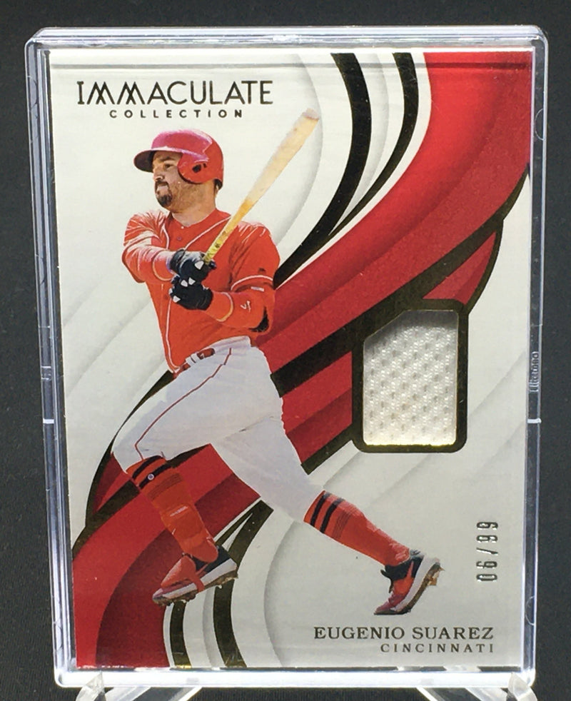 2019 PANINI IMMACULATE COLLECTION - E. SUAREZ - #147 - #'D/99 - JERSEY