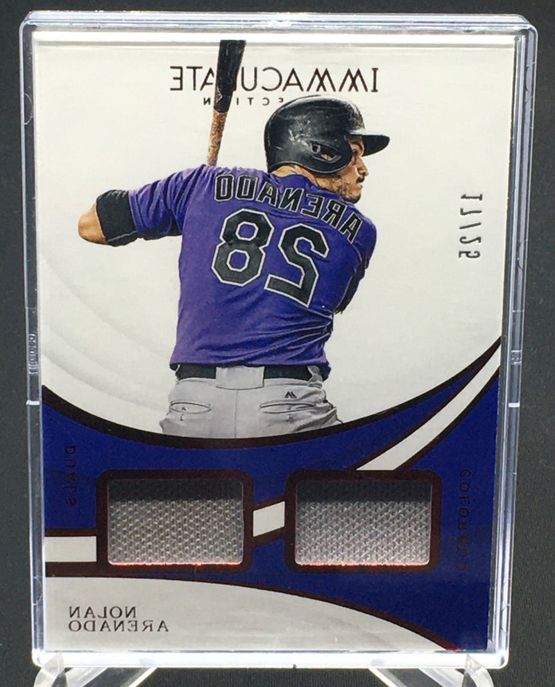 2019 PANINI IMMACULATE COLLECTION - N. ARENADO - #ID-NA - #'D/25 - JERSEY