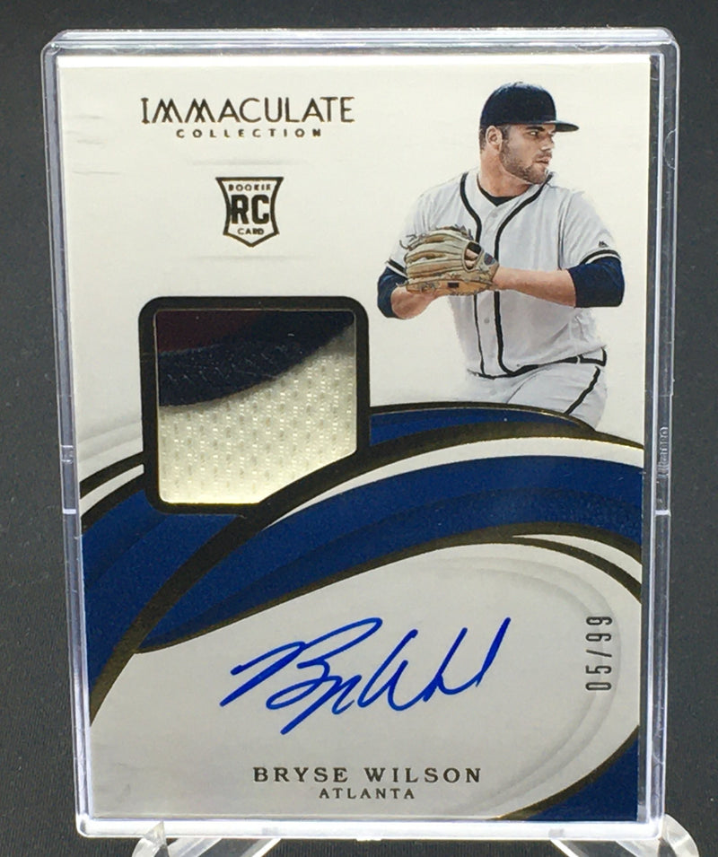 2019 PANINI IMMACULATE COLLECTION - B. WILSON - #40 - #'D/99 - AUTO/PATCH - RC