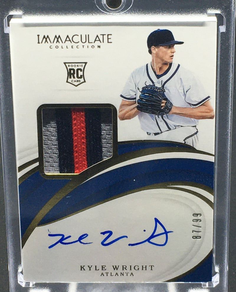 2019 PANINI IMMACULATE COLLECTION - K. WRIGHT - #18 - #'D/99 - AUTOPATCH - RC