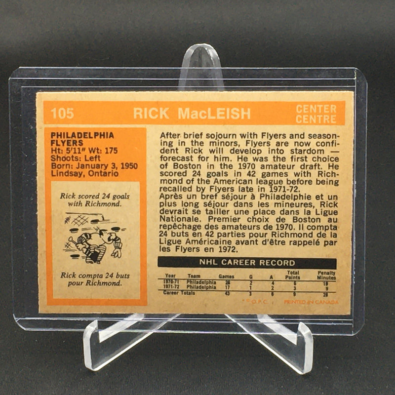 1972 O-PEE-CHEE - R. MacLEISH -