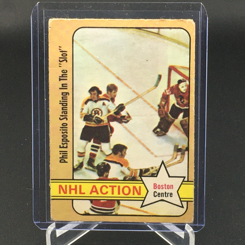 1972 O-PEE-CHEE - NHL ACTION - P. ESPOSITO -