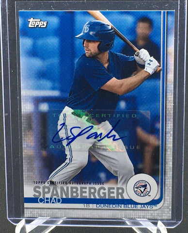 2019 TOPPS PRO DEBUT - C. SPANBERGER - #153 - AUTOGRAPH