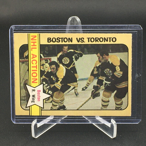 1972 O-PEE-CHEE - NHL ACTION - BOSTON VS. TORONTO - #169