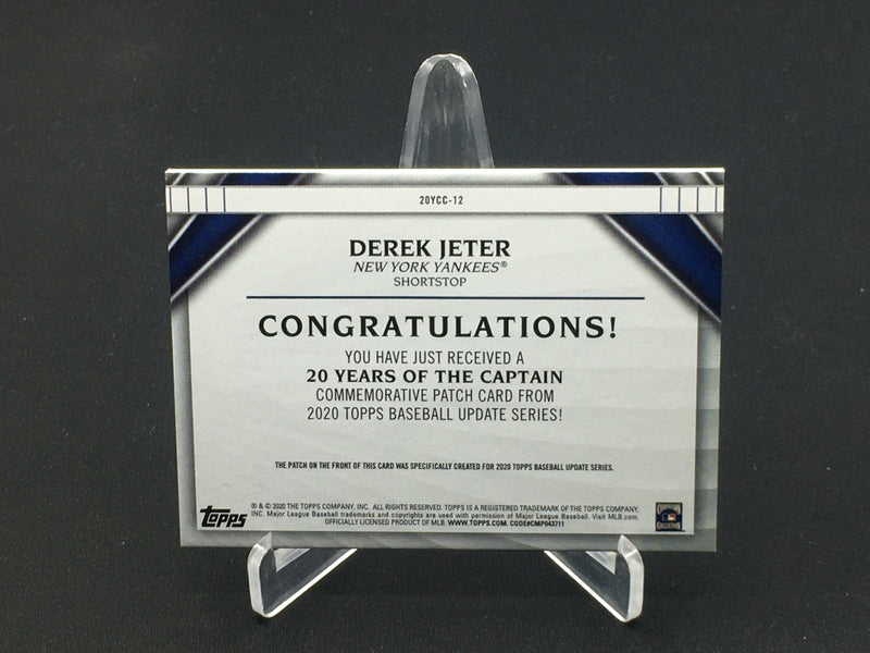 2020 TOPPS UPDATE SERIES - TWENTY YEARS OF THE CAPTAIN - D. JETER -