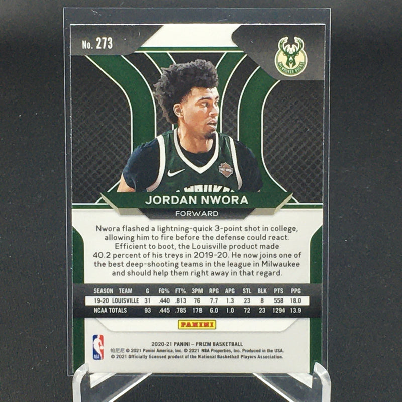 2020 PANINI PRIZM - J. NWORA -