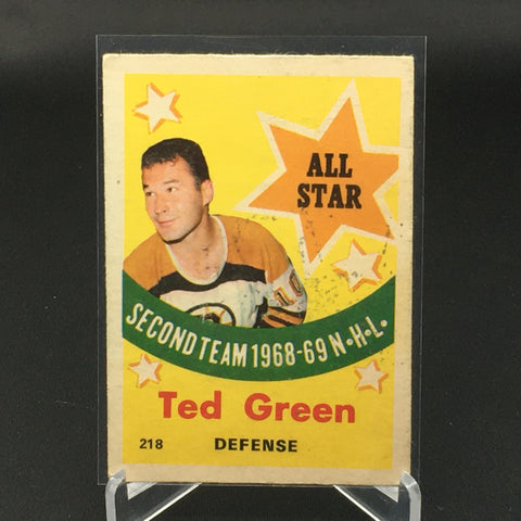 1969 O-PEE-CHEE - ALL STAR - T. GREEN - #218
