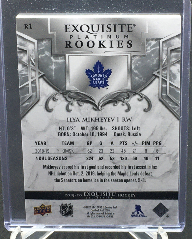 2019 UPPER DECK EXQUISITE COLLECTION - ROOKIES - I. MIKHEYEV - #R1 - #'D/399
