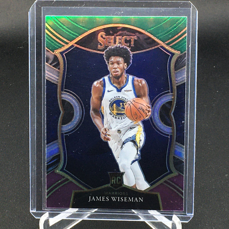 2020 PANINI SELECT - GREEN WHITE AND PURPLE PRIZM - CONCOURSE - J. WISEMAN -