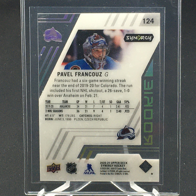 2020 UPPER DECK SYNERGY - ROOKIE - P. FRANCOUZ - #124 - #'D/21 - REFRACTOR - RC