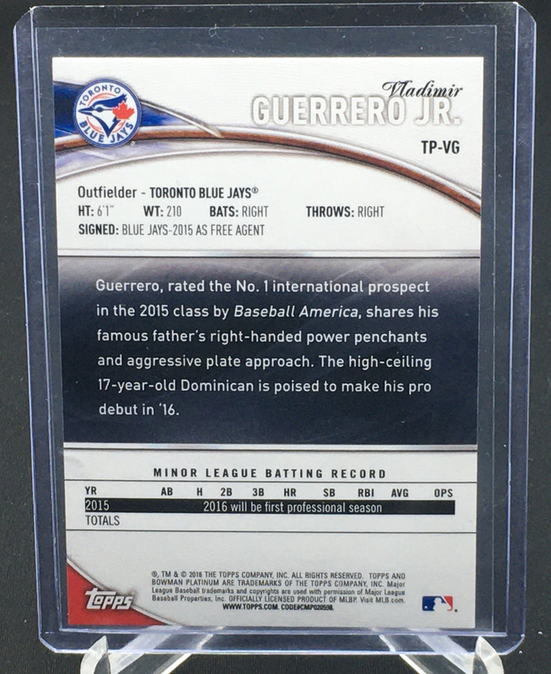 2016 TOPPS BOWMAN PLATINUM - V. GUERRERO JR. -