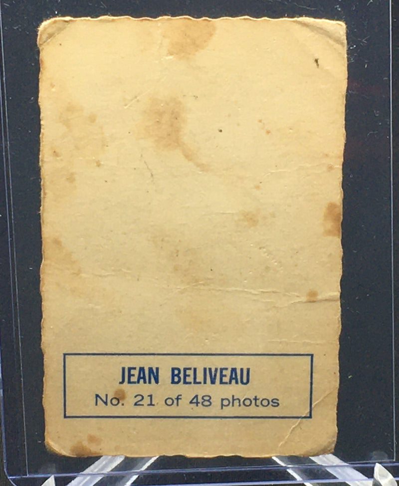 1970 O-PEE-CHEE DECKLE EDGE SINGLE - J. BELIVEAU -