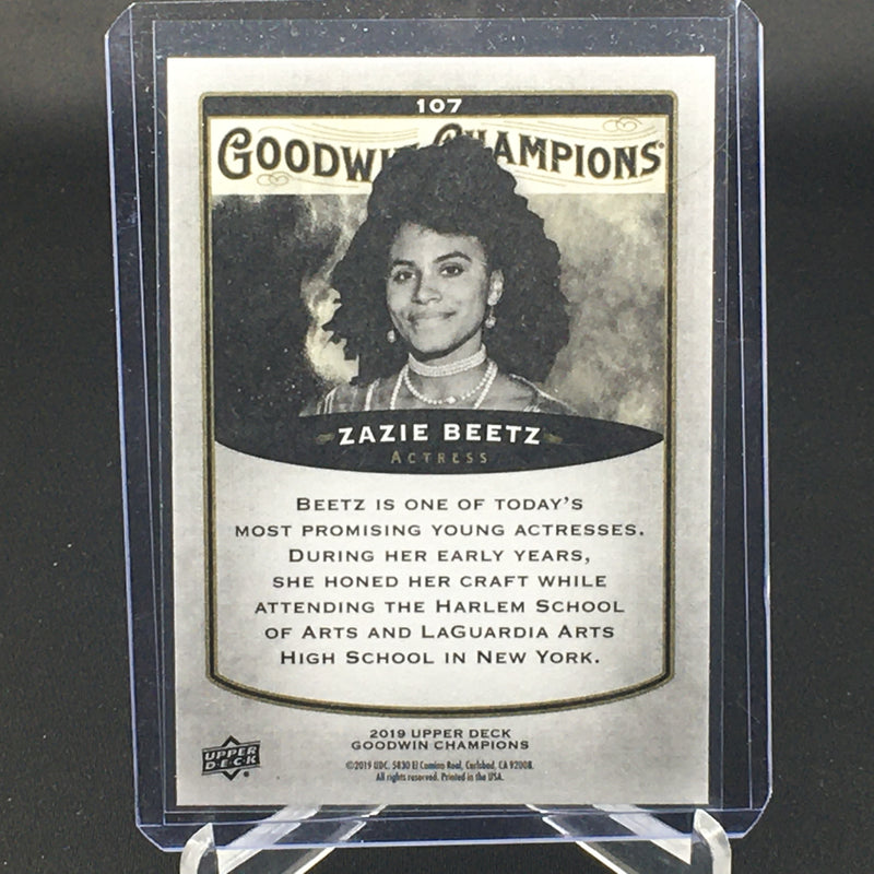 2019 UPPER DECK GOODWIN CHAMPIONS - Z. BEETZ -