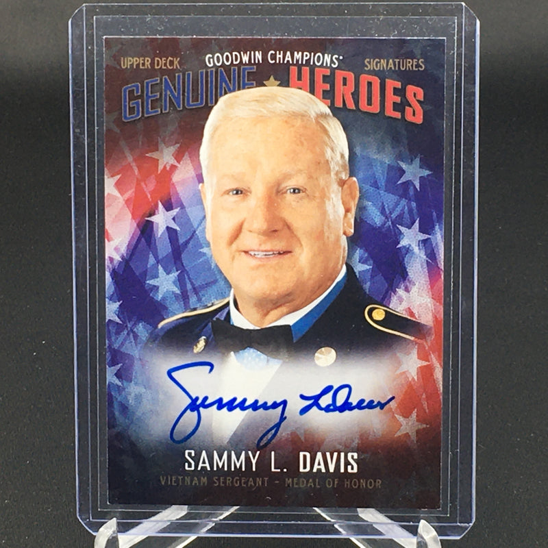 2019 UPPER DECK GOODWIN CHAMPIONS - GENUINE HEROES - S. L. DAVIS -