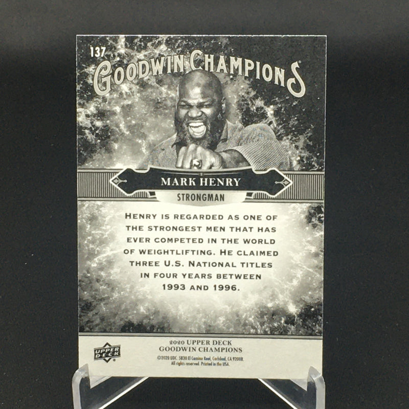 2020 UPPER DECK GOODWIN CHAMPIONS - B. BOI -