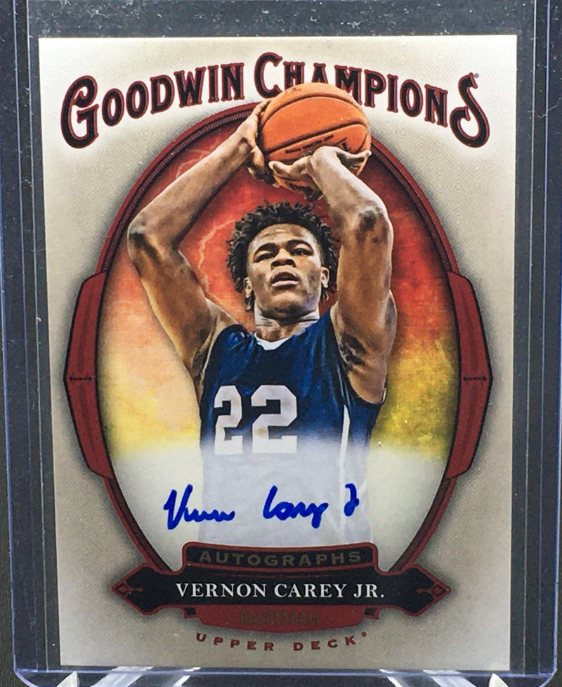 2020 UPPER DECK GOODWIN CHAMPIONS - V. CAREY JR. -