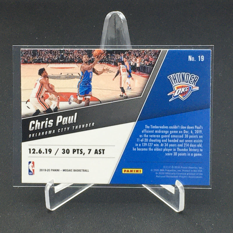 2019 PANINI MOSAIC - MONTAGE - C. PAUL -