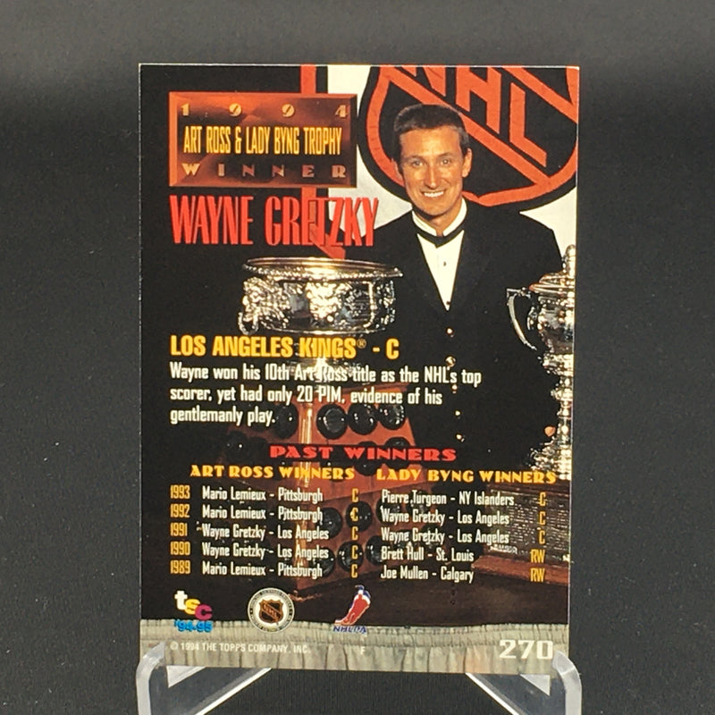 1994 TOPPS - ART ROSS AND LADY BYNG TROPHY - W. GRETZKY -