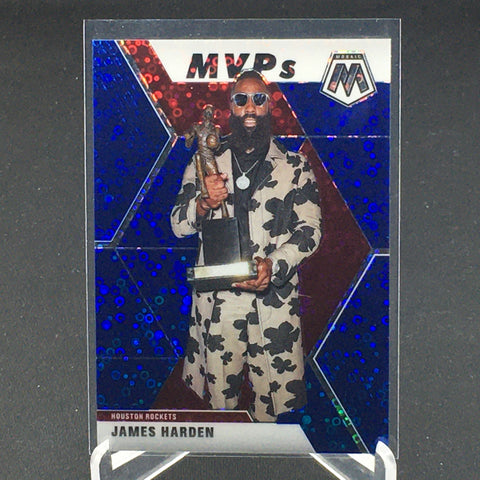 2019 PANINI MOSAIC - MVPS - BLUE DISCO PRIZM - J. HARDEN - #296 - #'D/85