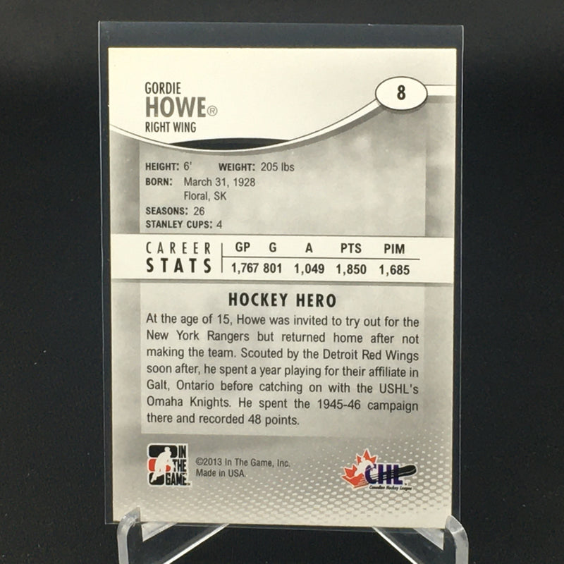 2013 IN THE GAME - HEROES AND PROSPECTS - G. HOWE -