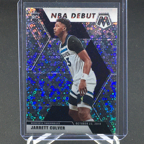 2019 PANINI MOSAIC - NBA DEBUT - SILVER DISCO PRIZM - J. CULVER - #263 - RC