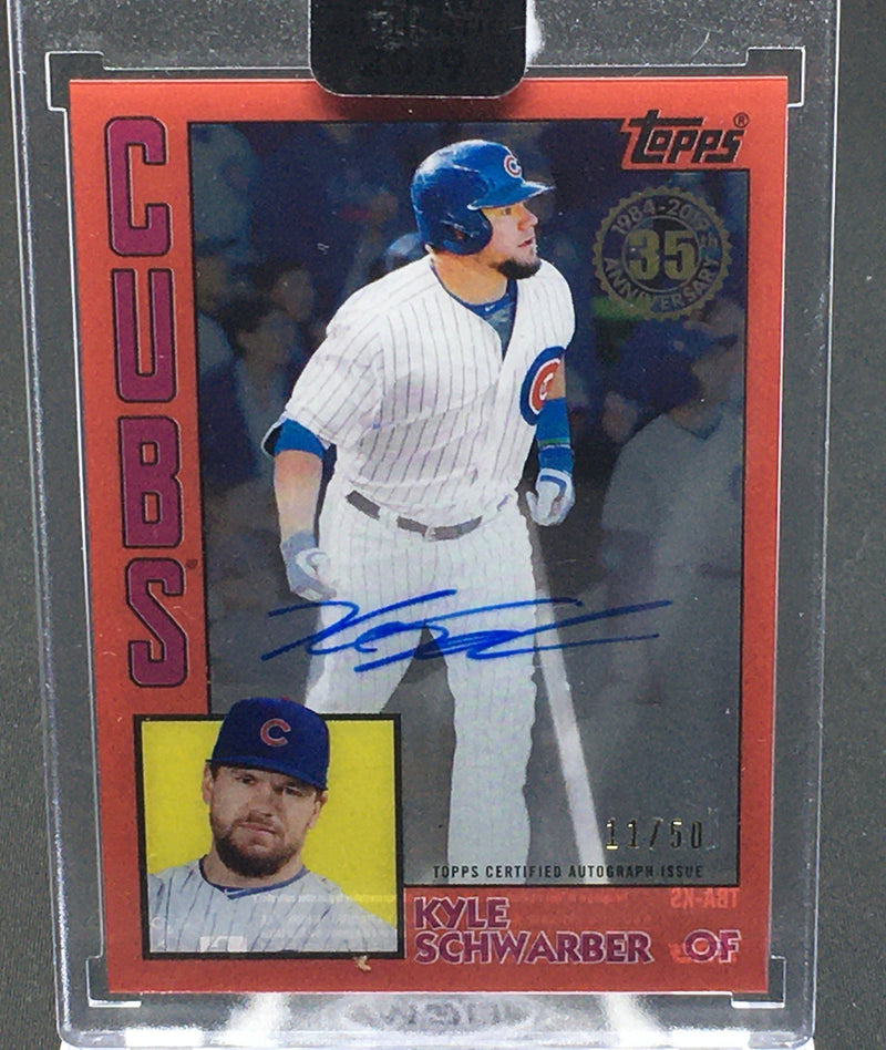 2019 TOPPS CLEARLY AUTHENTIC - 1984 TOPPS 35TH ANNIVERSARY  - K. SCHWARBER -