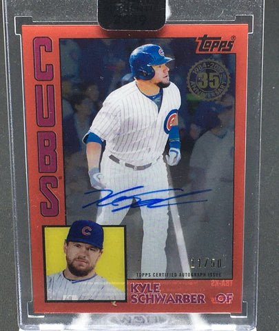 2019 TOPPS CLEARLY AUTHENTIC - 1984 TOPPS 35TH ANNIVERSARY  - K. SCHWARBER - #TBA-KS - AUTOGRAPH - RED