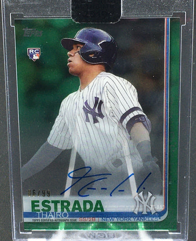 2019 TOPPS CLEARLY AUTHENTIC - T. ESTRADA - #CAA-TE - #'D/99 - AUTOGRAPH - GREEN